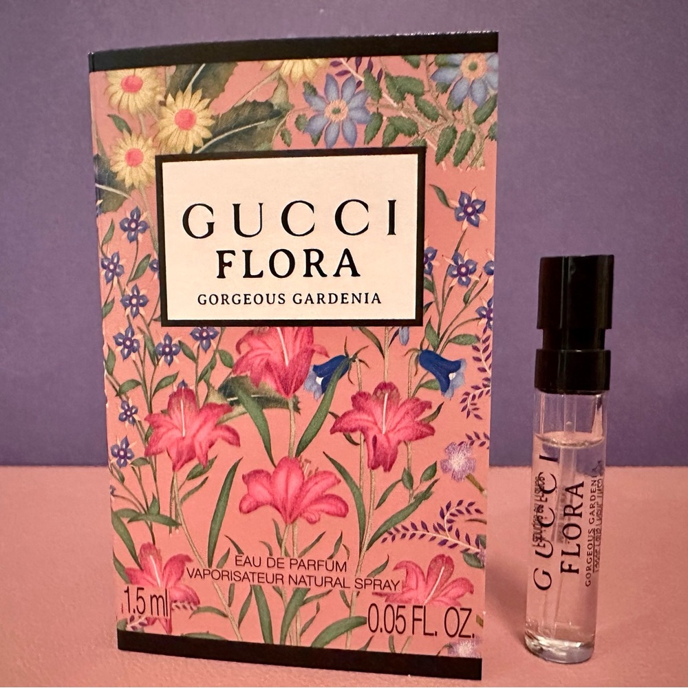 Gucci Flora Gorgeous Gardenia Eau de Parfum Sample Perfume Spray - NEW